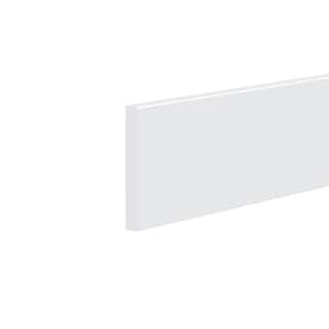 Craftsman 9973 9/16 in. x 4-1/4 in. x 144 in. PVC White Baseboard Molding