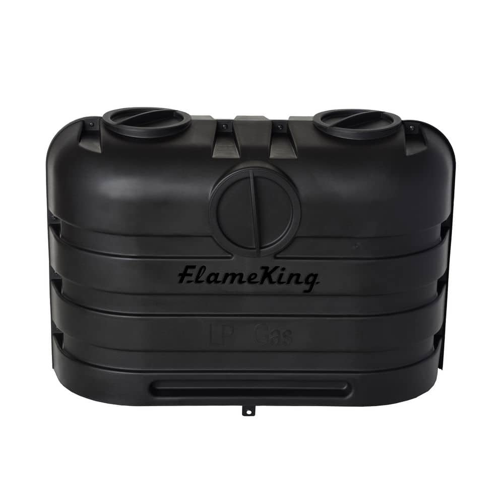 Black Heavy Duty Dual Propane Tank Cover for RV