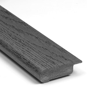 Muted Gray Walnut 0.812 in. Thick x 3.125 in. Wide x 78 in. Length Overlap Stair Nose Molding