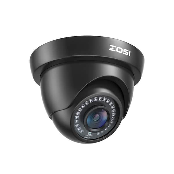 ZOSI Wired 1080p Outdoor Dome Security Camera 4-in-1 Compatible for TVI/CVI/AHD/CVBS DVR