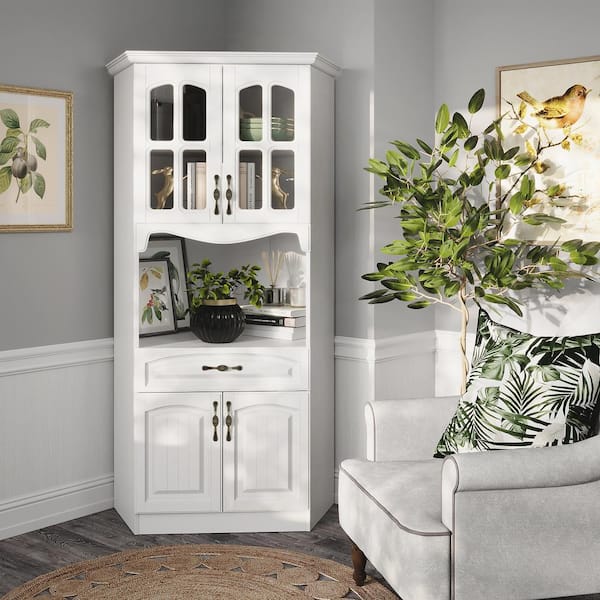 White Sideboards Buffet Tables Corner White 4f 600 