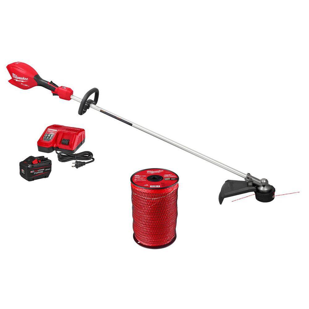 M18 FUEL 16 in. Straight Shaft String Trimmer Kit, 12.0 Ah FORGE Battery/Charger & 0.105 in. x 920 ft Trimmer Line Spool price history on PriceWatchPro