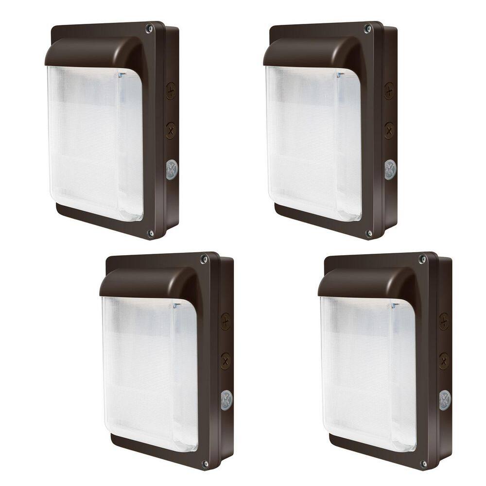 4-Pack Contractor Select 200-Watt Equivalent Up to 6750 Lumens Dusk To Dawn