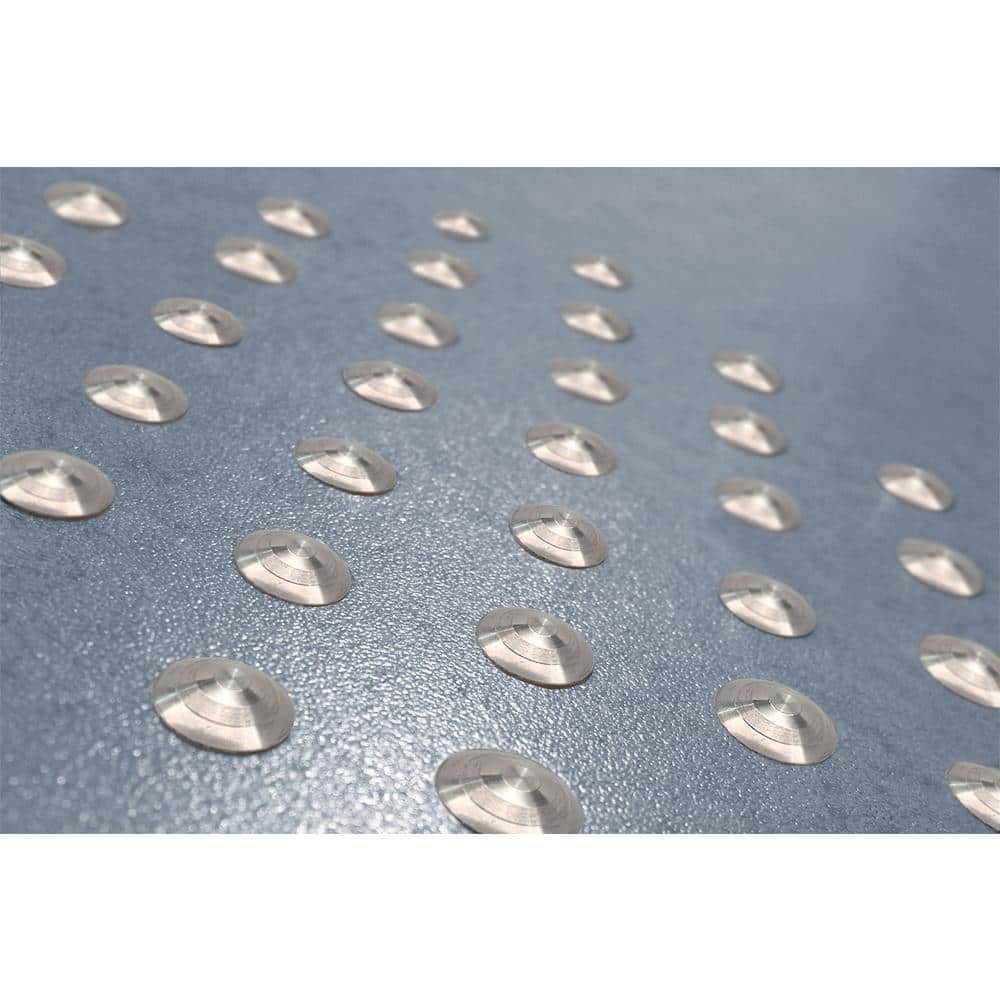 EMAC Novotop Access natural 1 in. D x 0.19 in. W x 1 in. L tactile round shape Aluminum Molding and Transition Trim