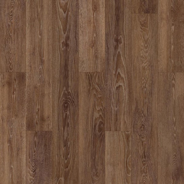 Mohawk Take Home Sample - Elite Studio Loft Oak 20 Mil T x 7 in. W x 8 in. L Click Lock Waterproof Lux Vinyl Plank Flooring