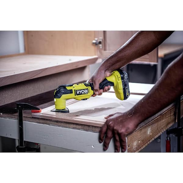 RYOBI ONE+ HP 18V Brushless Cordless Multi-Tool Kit with 2.0 Ah HIGH PERFORMANCE Battery Charger PBLMT50K1 - The Home Depot