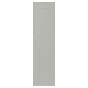 0.65x41.25x10.94 in. Shaker Wall Cabinet Decorative End Panel in Dove Gray