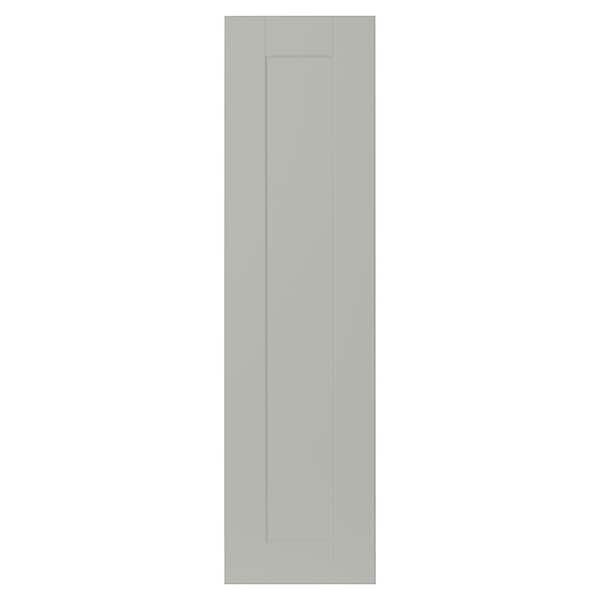 Hampton Bay Shaker 11 in. W x 41.25 in. H Wall Cabinet Decorative End Panel in Dove Gray