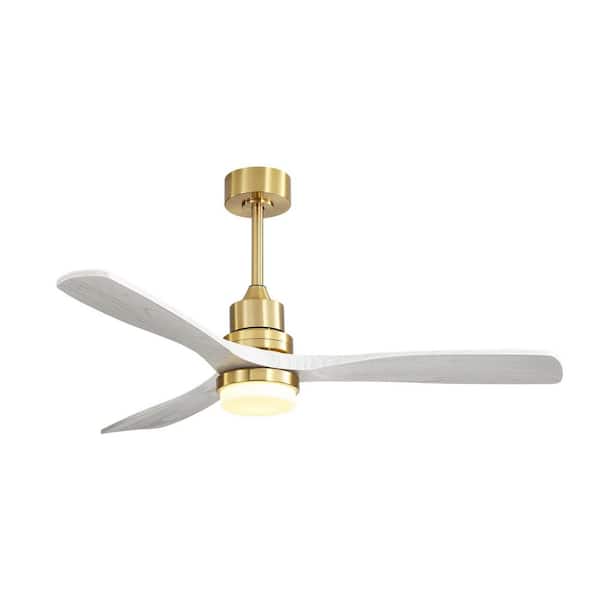 Avex 52 in. Smart Indoor Gold Standard Ceiling Fan with Remote Control and Dimmable Integrated LED