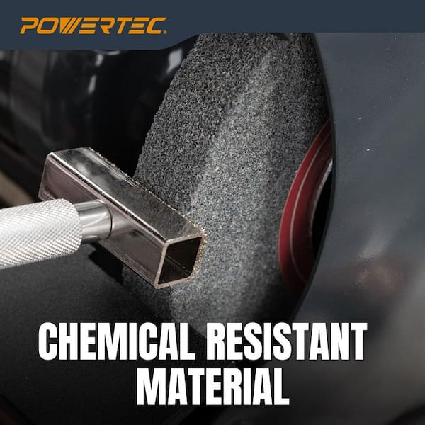 POWERTEC 8 in. x 1 in. 150-Grit 5/8 in. Arbor Aluminum Oxide
