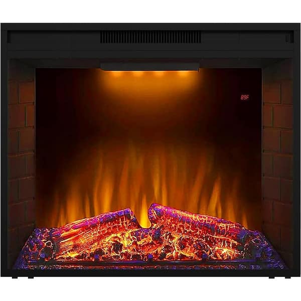 Prismaster ...keeps your home stylish 30 in. Electric Fireplace Insert for Existing Fireplace or TV Stand, 3-Top Light Colors, 750/1500-Watt, Black