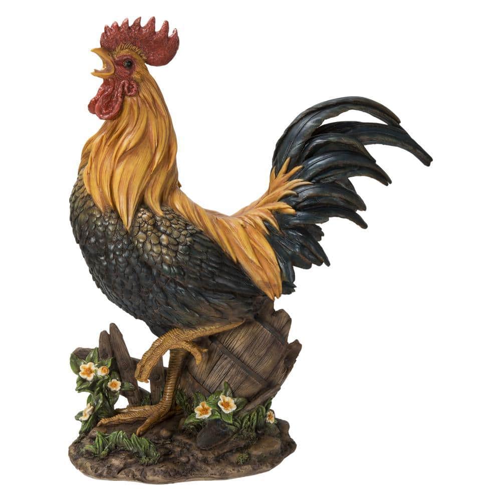 Large Cock on A Wood Barrel Statues price history on PriceWatchPro