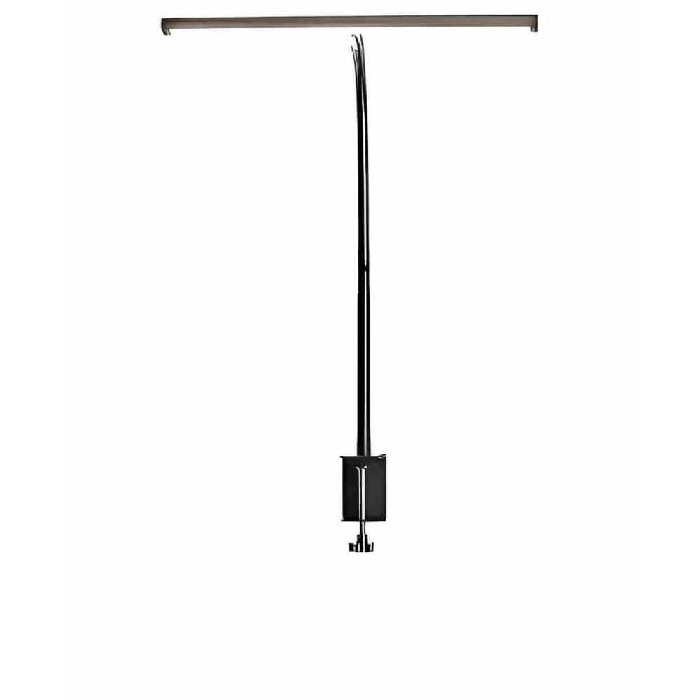 30 in. Black Plug-in Dimmable and Flexible Clip-on Desk Lamp, Eye-Caring Desk Light with Adjustable Gooseneck for Study price history on PriceWatchPro