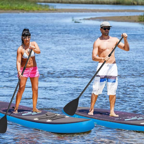 11 ft. Inflatable Stand Up Paddle Board Surfboard W/Bag Aluminum Paddle Pump