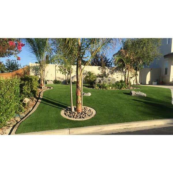 TURF DISTRIBUTORS Eco 72 Deep Green 15 ft. Wide x Cut to Length Artificial Turf