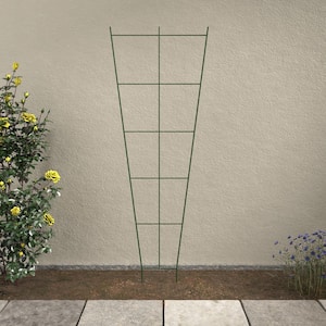 72 in. H Ivy Green Metal Trellis