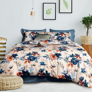 3 Piece All Season Bedding Queen size Comforter Set, Ultra Soft Polyester Elegant Bedding Comforters