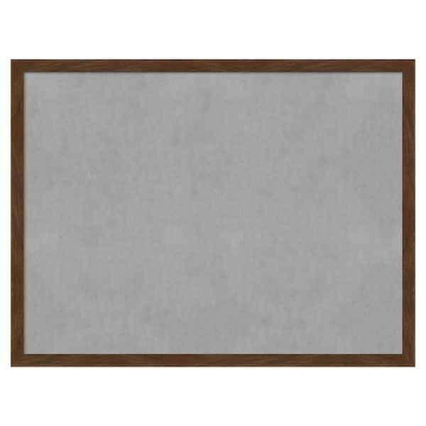 Amanti Art Carlisle Brown Narrow 25 in. x 19 in. Framed Magnetic Board