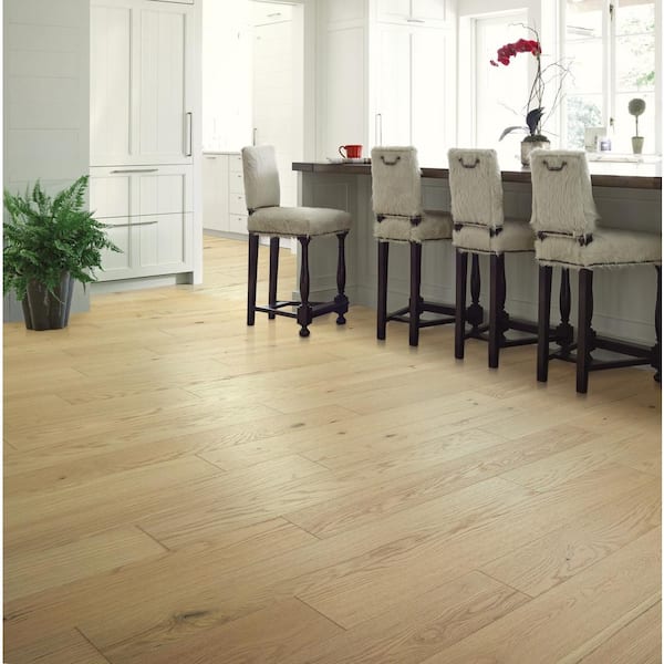 Serenity Oak Pecan 1/2 in. T x 1-1/2 in. W x 78 in. L Reducer Molding