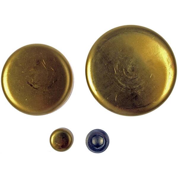 Autograde Gm Brass Expansion Plug Kit, 12 Expansion Plugs, 5 Pipe Plugs (17-pack)