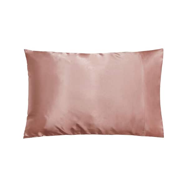 Unbranded Dusty Mauve Satin Standard Pillowcase
