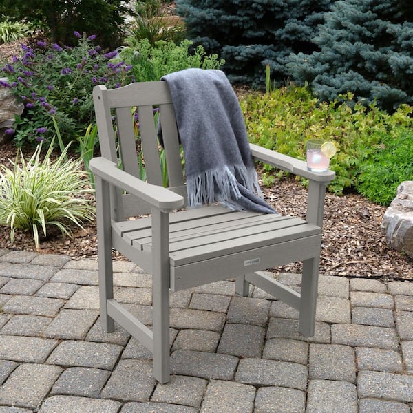 Highwood Lehigh Harbor Gray Recycled Plastic Outdoor Garden Chair