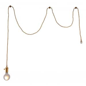 Julia 121.9 in. Brass Indoor Ceiling Lamp