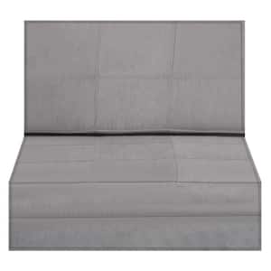 Gray Convertible Folding Futon Chair