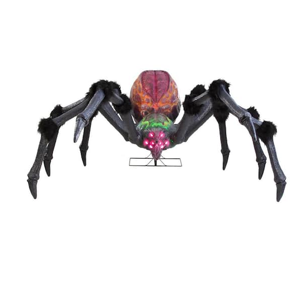 9.5 ft. Long Gruesome Grounds Giant-Sized LED Arachnophobia Spider