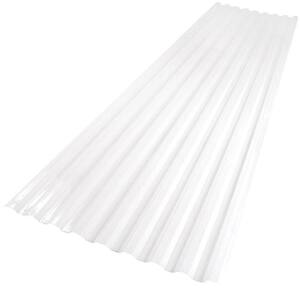 26 in. x 6 ft. White Opal Polycarbonate Roof Panel
