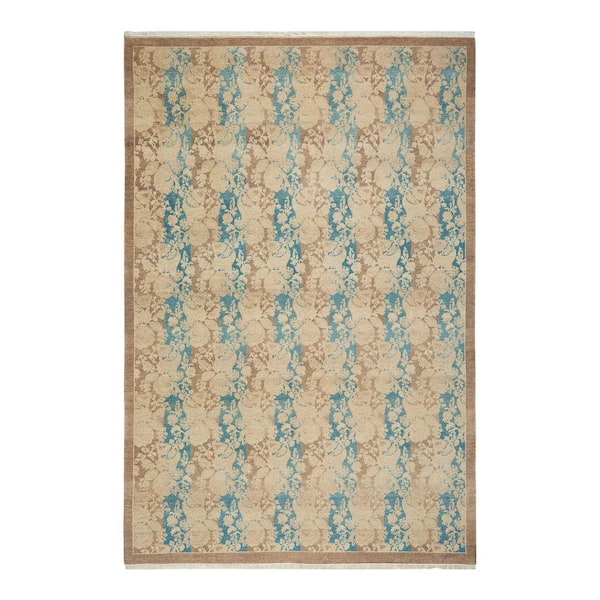 Mogul Brown 5  ft. x 8  ft. Oriental Wool Indoor Area Rug