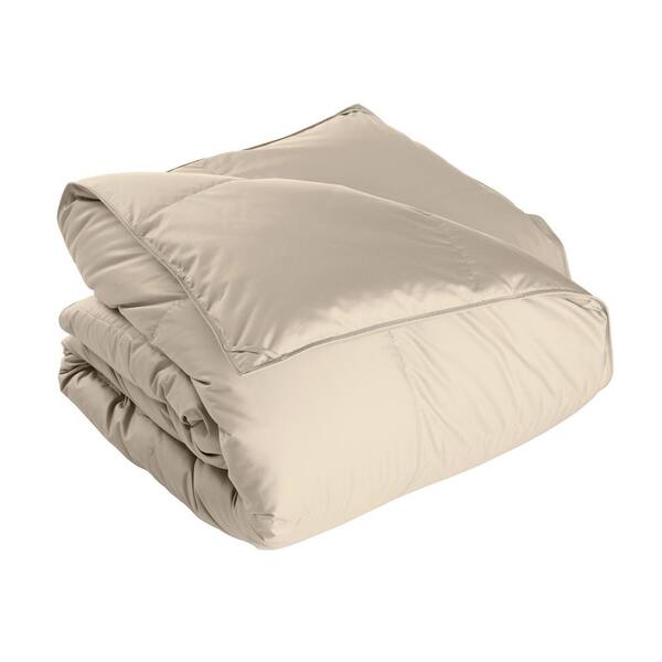 The Company Store White Bay Light Warmth Alabaster Oversized Queen Down Comforter