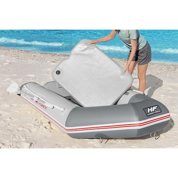 Home Pro and Inflatable Hydro with Boat Force in. Pump 65046E-BW Caspian 2-Person 91 The - Depot Set Oars Bestway