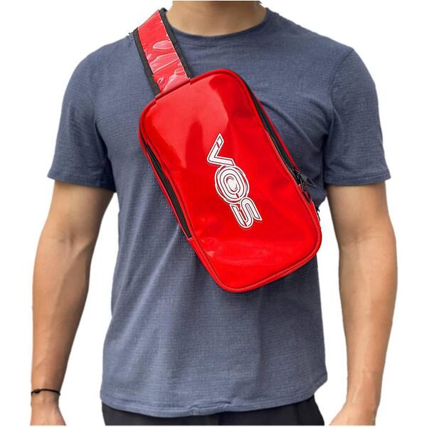 VOS Red Crossbody Waterproof Dry Bag Fanny Pack for Unisex Waist