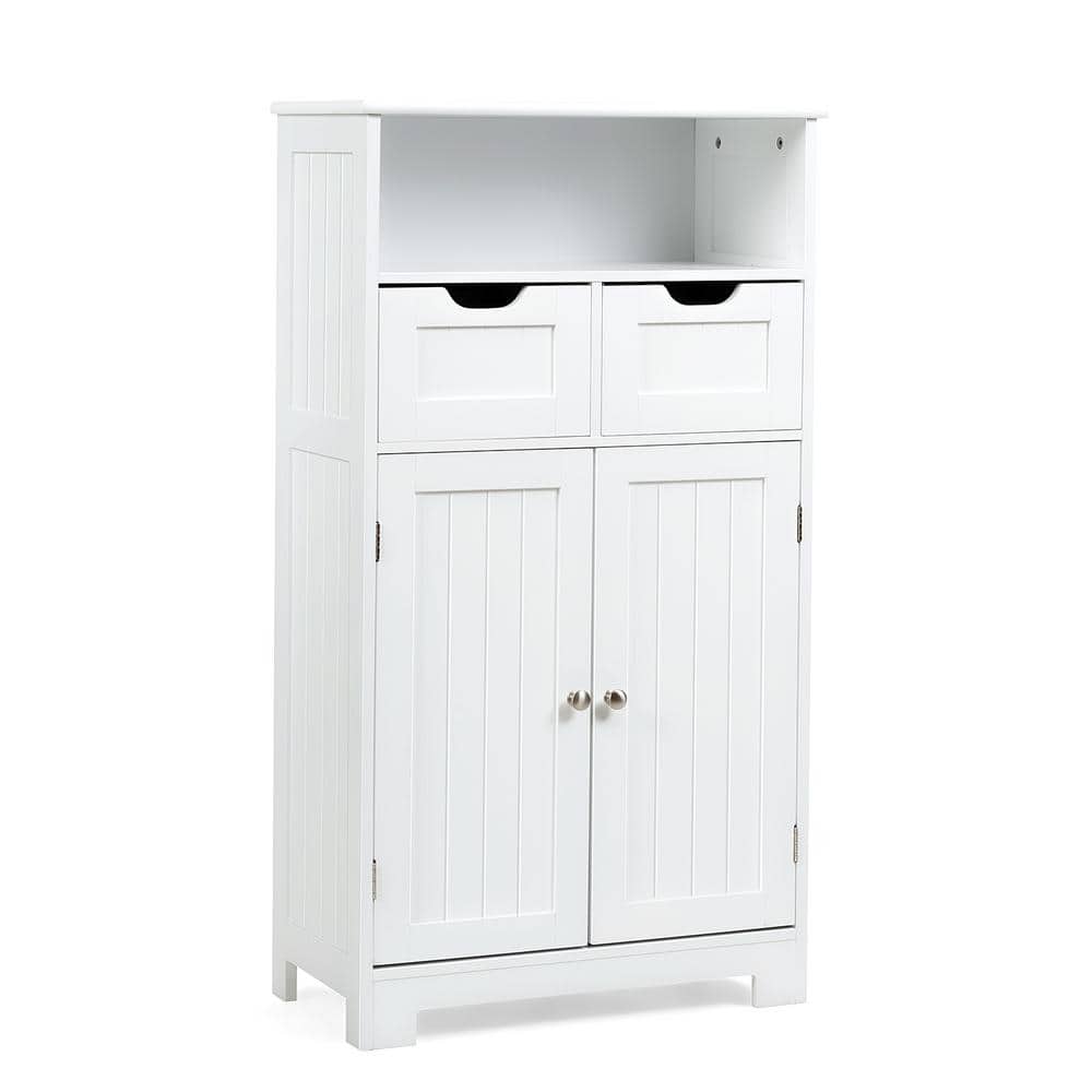 Winston Porter Jonice Bathroom Floor Storage Cabinet, Wooden Free