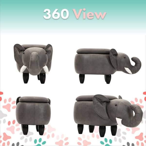 At Home Elephant Foot Stool