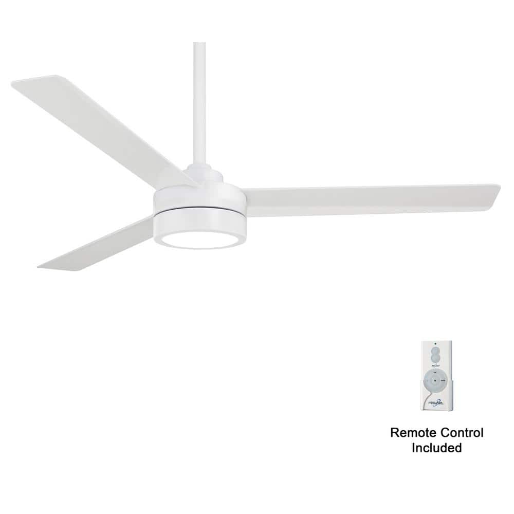 MINKA-AIRE Roto LED 52-in. Indoor Flat White Low Profile