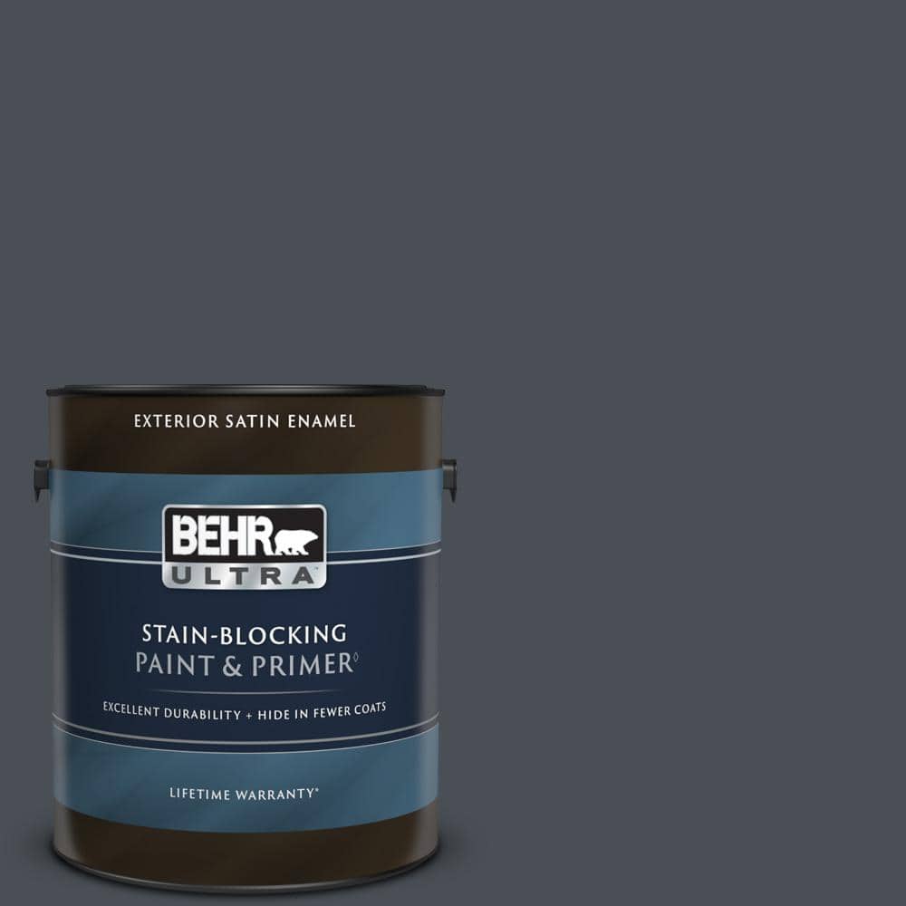 BEHR ULTRA 1 gal. PPU1520 Poppy Seed Satin Enamel Exterior Paint