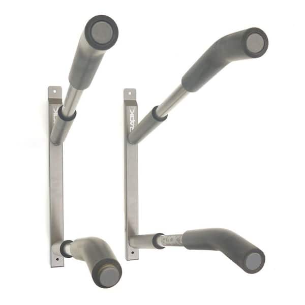 Glacik Universal Wall Mount Rack Storage with Padded Arms for 2 SUP Paddle Boards