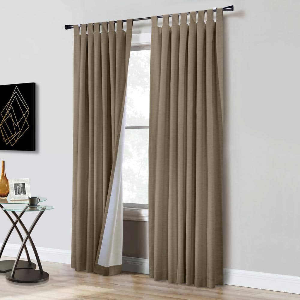 Exclusive Fabrics & Furnishings Black Extra Wide Velvet Rod Pocket Blackout  Curtain - 100 in. W x 108 in. L (1 Panel) VPCH-VET1212-108 - The Home Depot