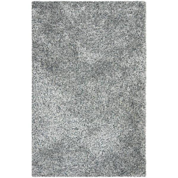SAFAVIEH Malibu Shag Silver 3 ft. x 4 ft. Area Rug