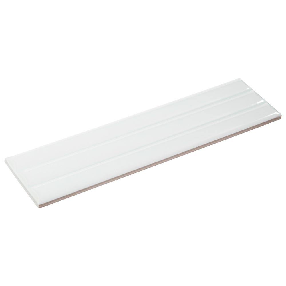 Galor Liniar 3" x 12" Glossy Blue Ceramic Subway Tile