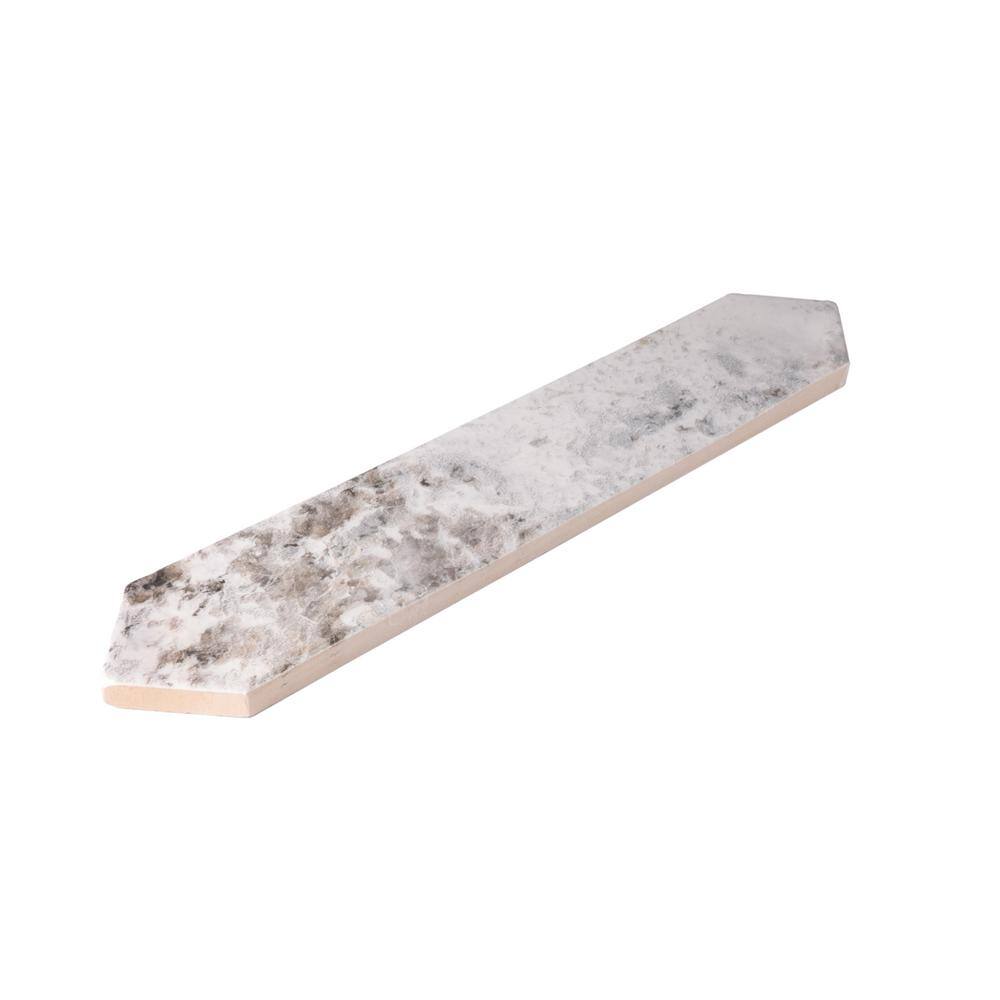 Cotton White Glossy Ceramic Picket Wall and Floor Tile