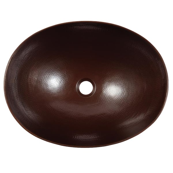 SINKOLOGY Maxwell 18 in. Solid Copper Bathroom Vessel Sink in Aged Copper SINKOLOGY Maxwell 18 in. Solid Copper Bathroom Vessel Sink in Aged Copper