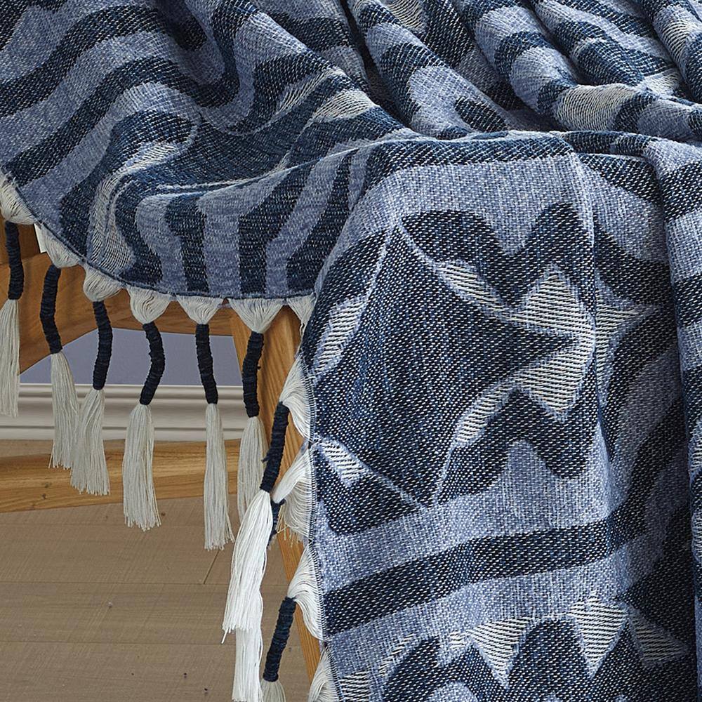 Jungalow Profil Black Throw, 50'X60"