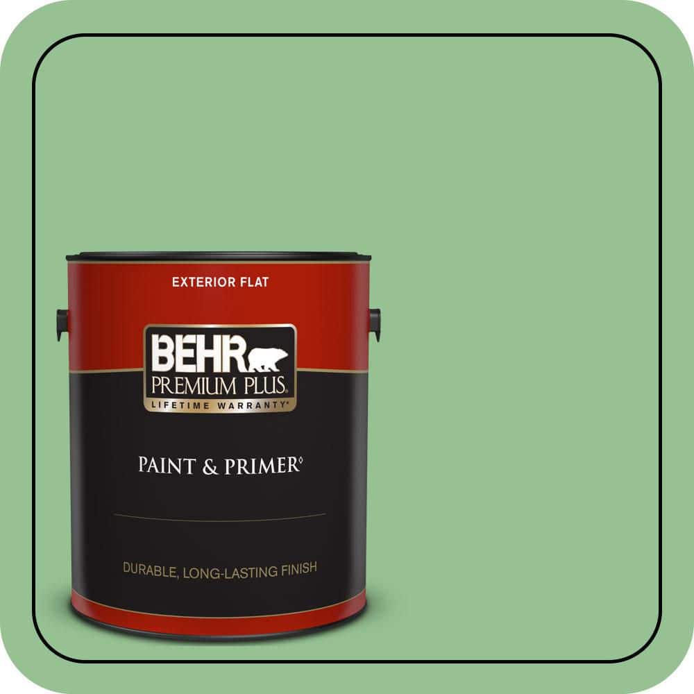 1 gal. #450D-5 Velvet Leaf Flat Exterior Paint & Primer price history on PriceWatchPro
