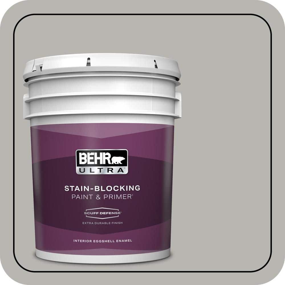 5 gal. Home Decorators Collection #HDC-MD-26 Sonic Silver Extra Durable Eggshell Enamel Interior Paint & Primer price history on PriceWatchPro