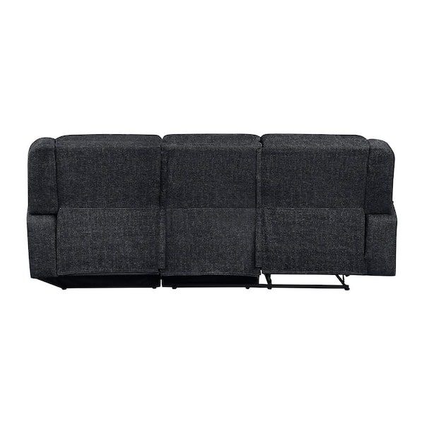 Lazzara Selles 89.5 in. Straight Arm 2-piece Chenille