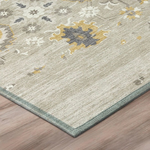 Chantille Machine Washable Indoor/Outdoor Abstract ACN2990 Beige 10 ft. x 14 ft. Area Rug