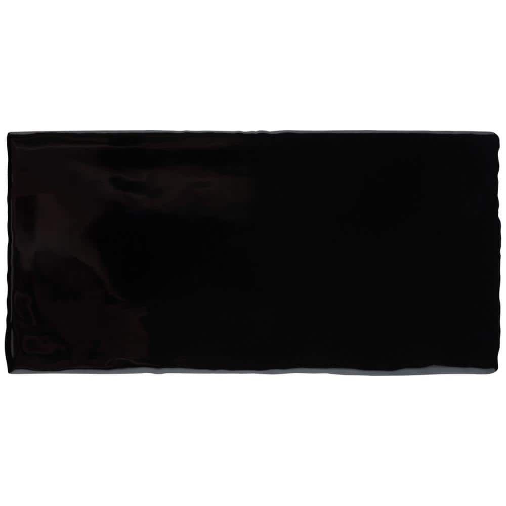 Castillo Black 3 in. x 6 in. Ceramic Wall Tile (5.72 sq. ft. /Case) price history on PriceWatchPro